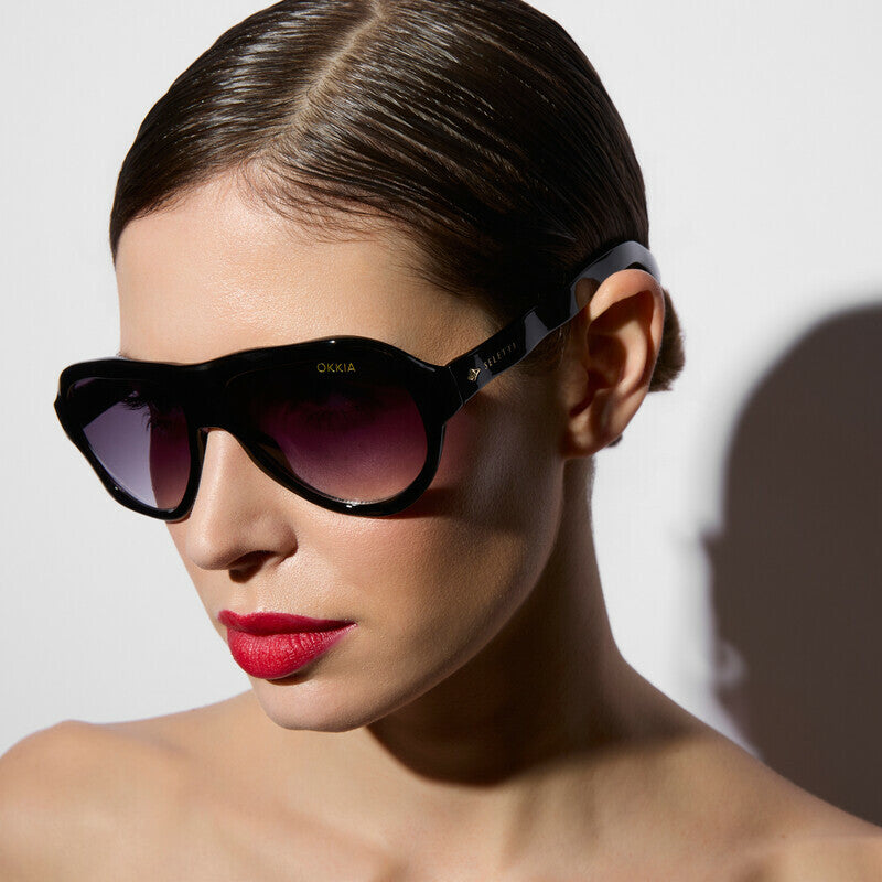 Lentes de Sol para Mujer Florida Negro Seletti x Okkia