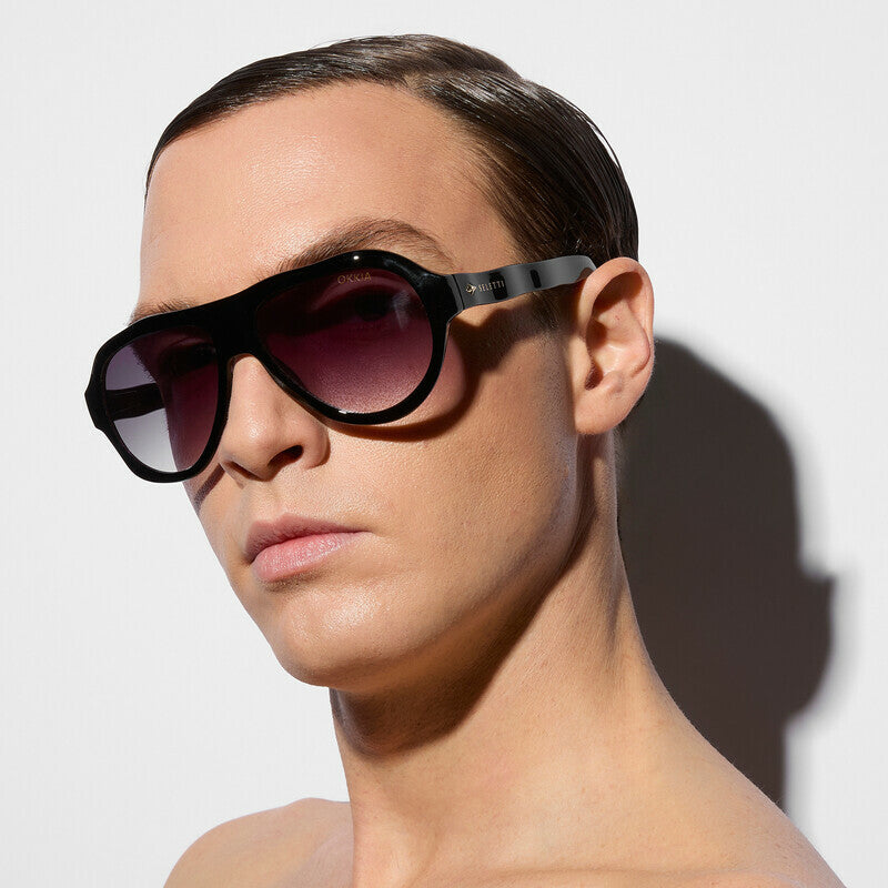 Lentes de Sol para Mujer Florida Negro Seletti x Okkia