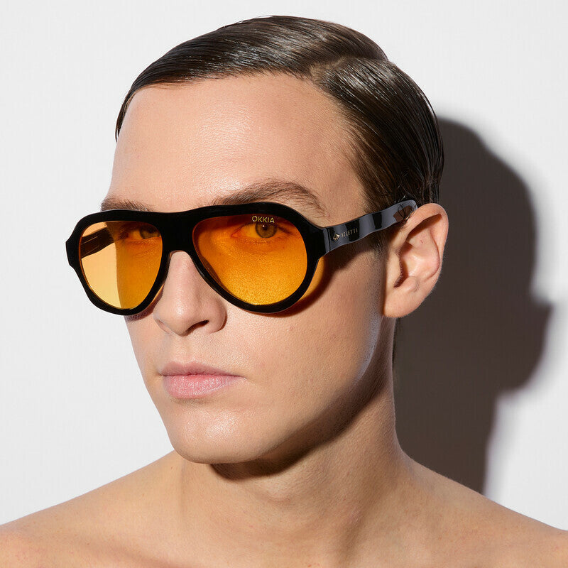 Lentes de Sol para Mujer Florida Amarillo Seletti x Okkia