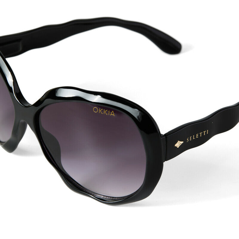 Lentes de Sol para Mujer California Negro Seletti x Okkia