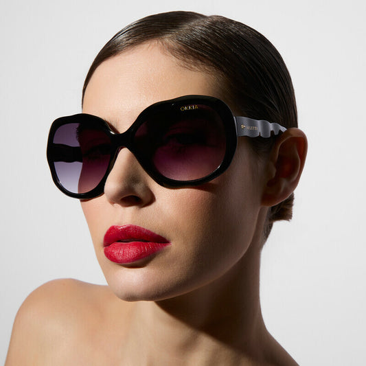 Lentes de Sol para Mujer California Negro Seletti x Okkia