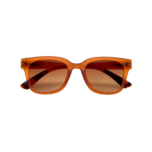 Lentes de Sol Unisex Giovanni Marrón Traslúcido Okkia
