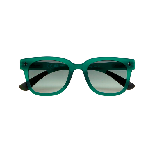 Lentes de Sol Unisex Giovanni Verde Traslúcido Okkia