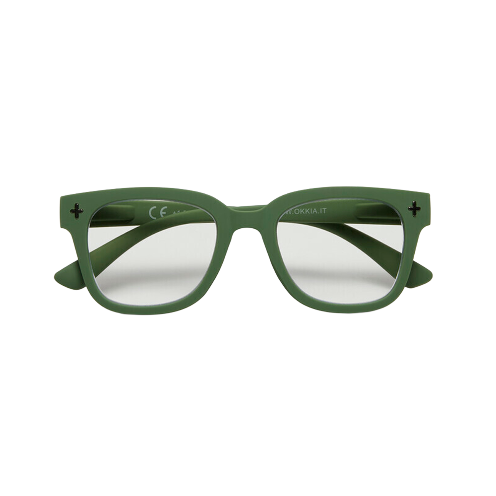 Lentes de Lectura Unisex Giovanni Verde +1.00 Okkia