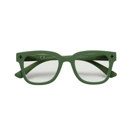 Lentes de Lectura Unisex Giovanni Verde +1.00 Okkia