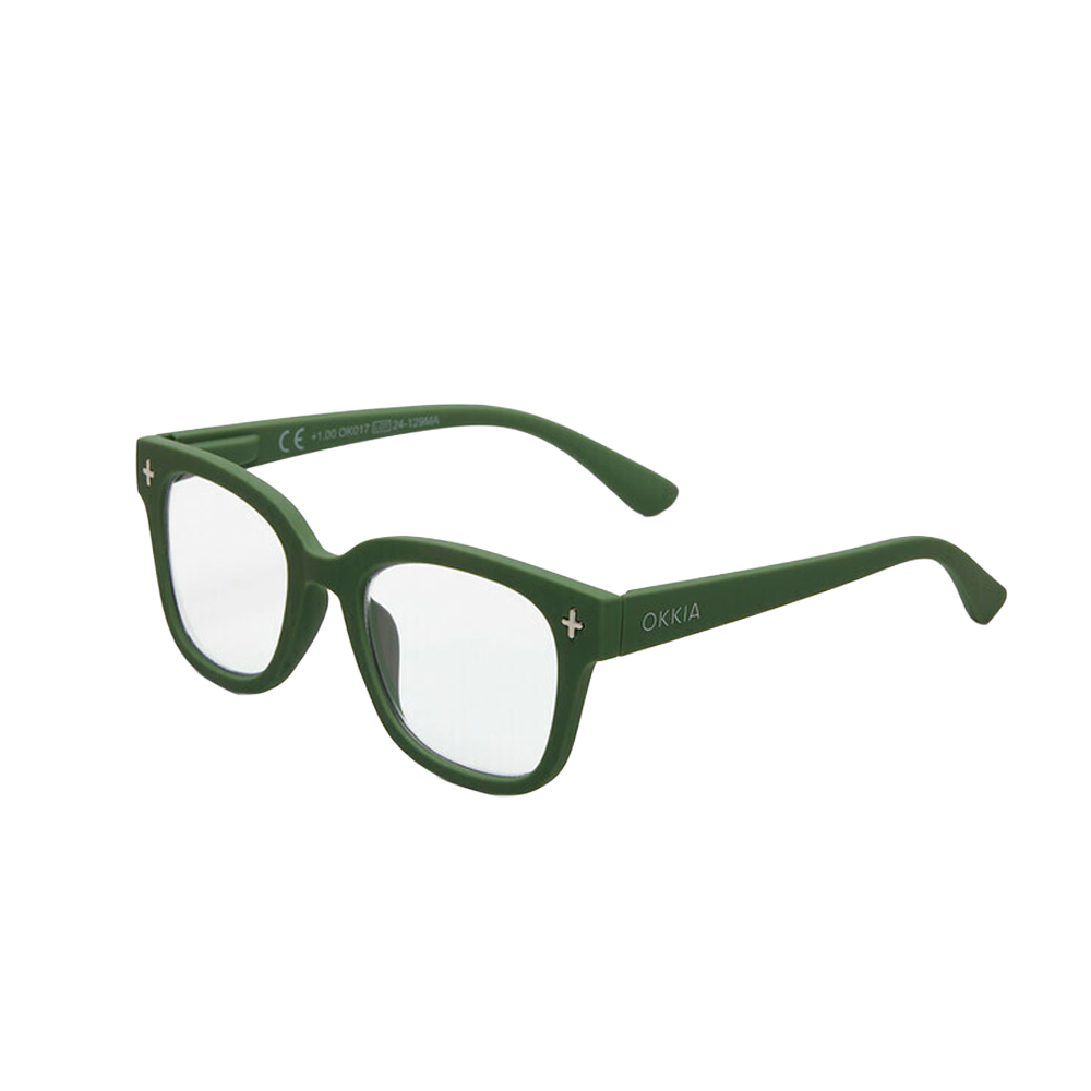 Lentes de Lectura Unisex Giovanni Verde +1.00 Okkia