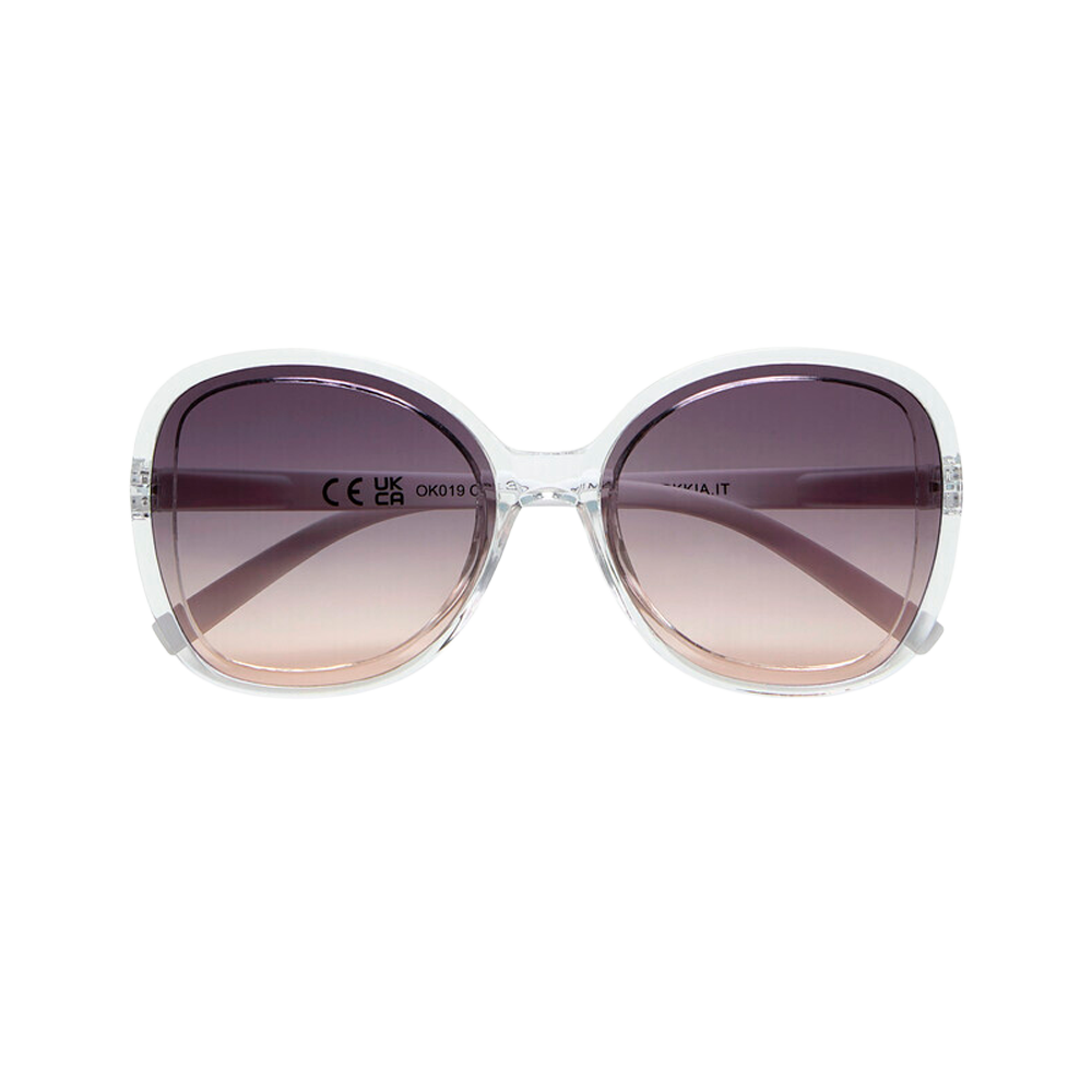 Lentes de Sol para Mujer Anna Transparente Negro-Rosa Okkia