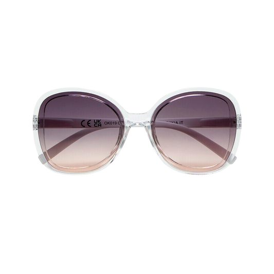 Lentes de Sol para Mujer Anna Transparente Negro-Rosa Okkia