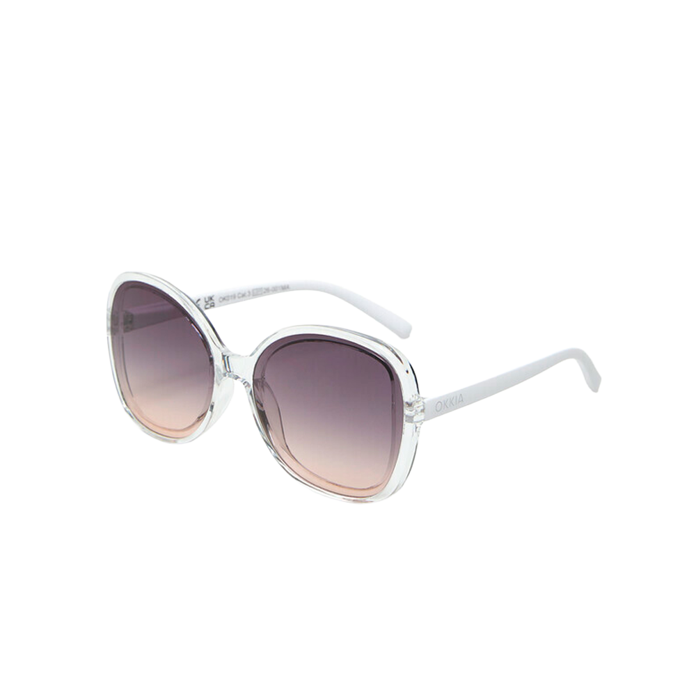 Lentes de Sol para Mujer Anna Transparente Negro-Rosa Okkia