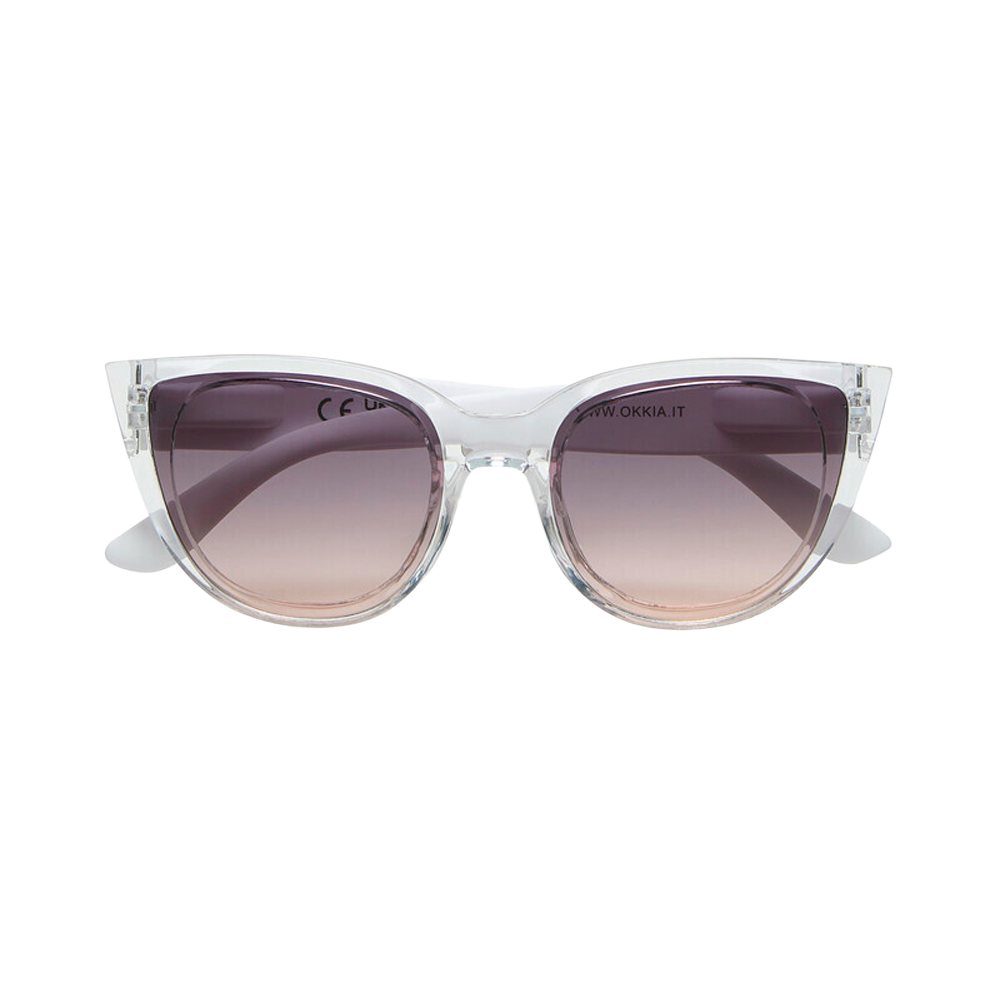 Lentes de Sol para Mujer Silvia Transparente Humo-Rosa Okkia