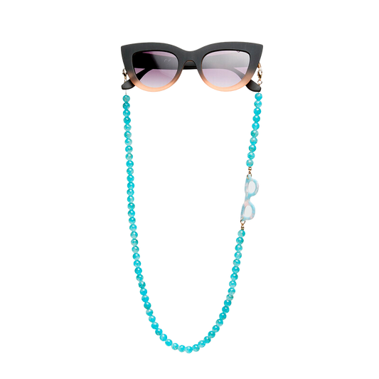 Colgante para Lentes Sphère Colorées Aquamarine Okkia
