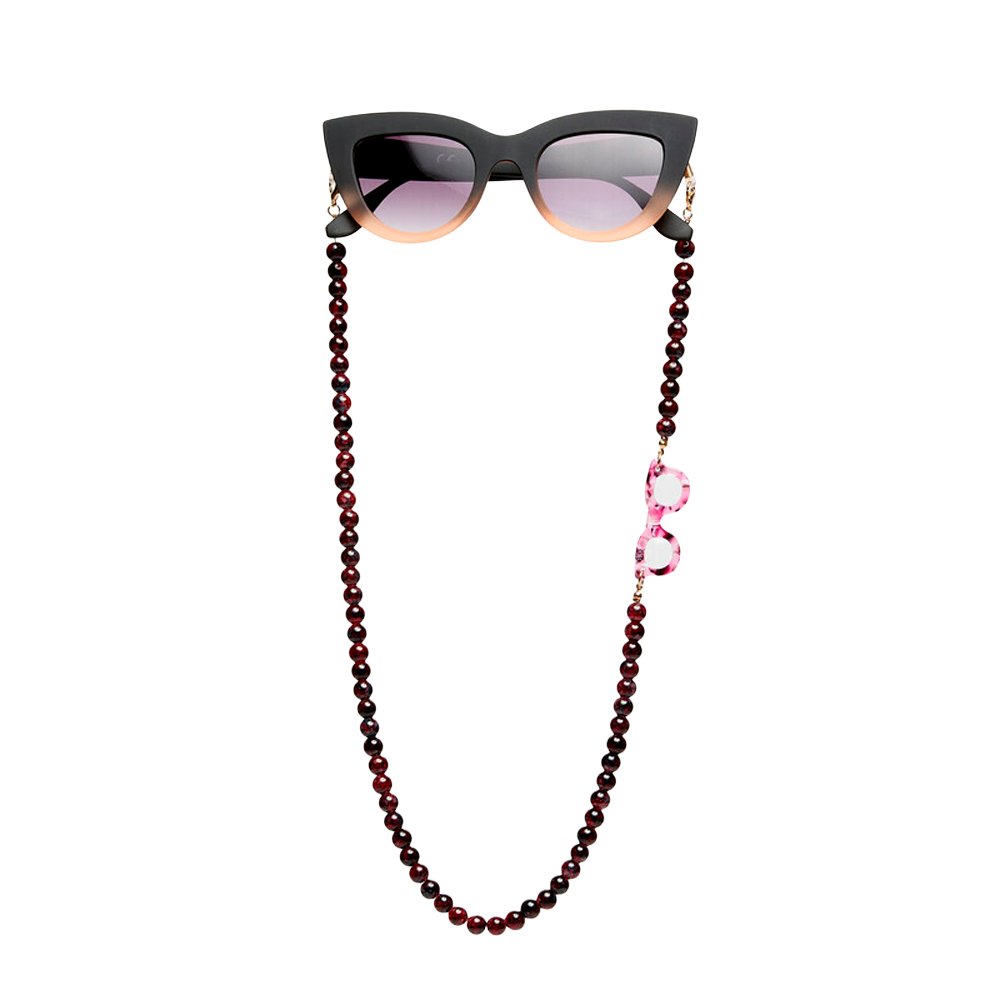 Colgante para Lentes Sphère Colorées Chocolate Opal Okkia
