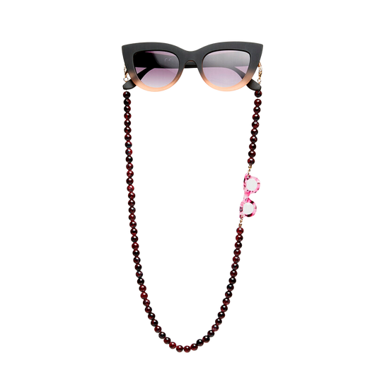 Colgante para Lentes Sphère Colorées Chocolate Opal Okkia