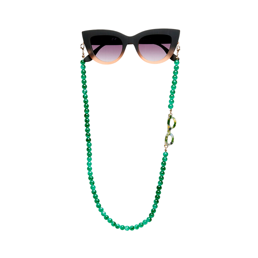 Colgante para Lentes Sphère Colorées Emerald Okkia