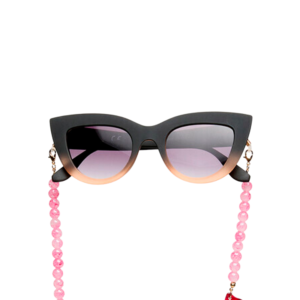 Colgante para Lentes Sphère Colorées Rose Quartz Okkia