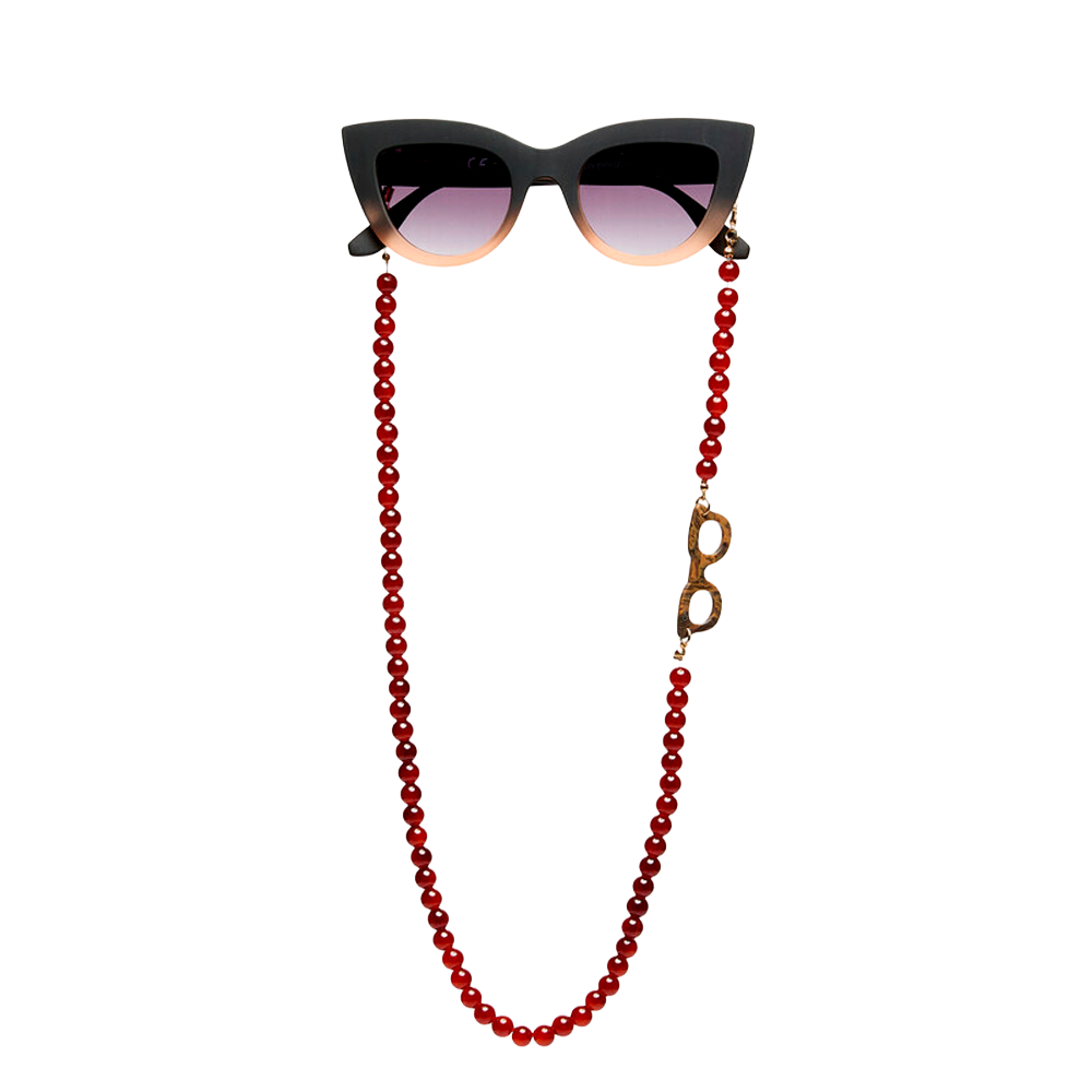Colgante para Lentes Sphère Colorées Tiger's Eye Okkia