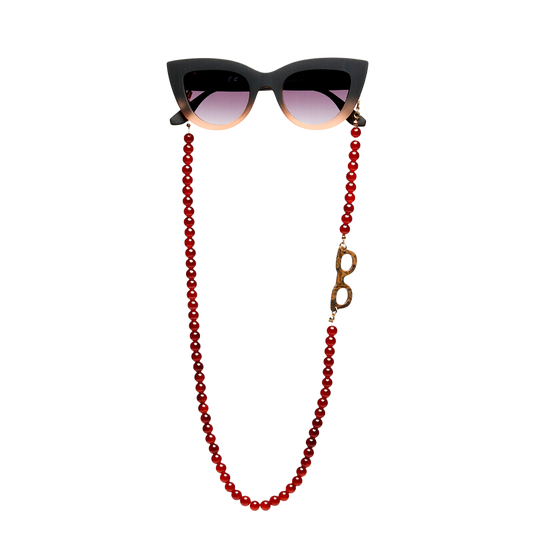 Colgante para Lentes Sphère Colorées Tiger's Eye Okkia