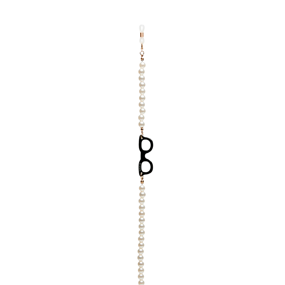 Colgante para Lentes Sphère White Pearl Okkia