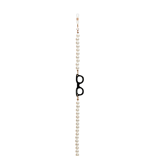 Colgante para Lentes Sphère White Pearl Okkia