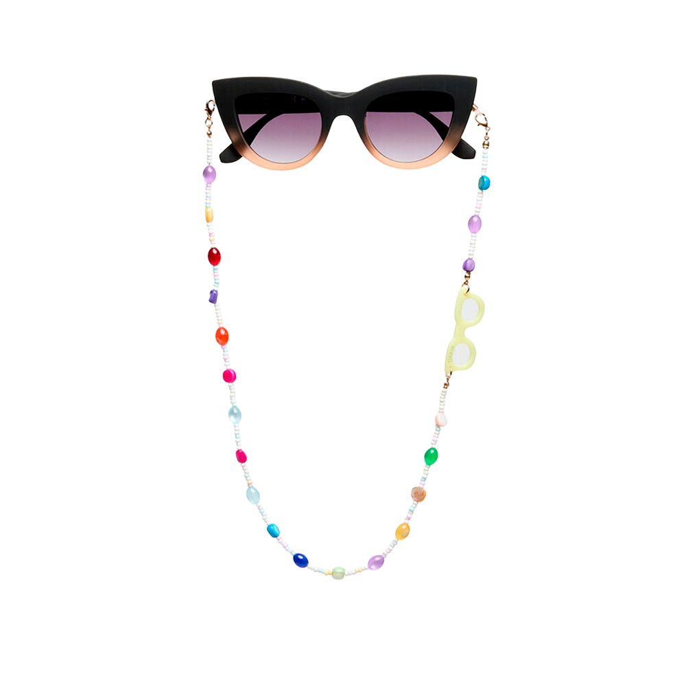 Colgante para Lentes Bohémien Beige Multicolor Okkia