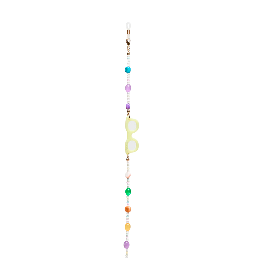 Colgante para Lentes Bohémien Beige Multicolor Okkia