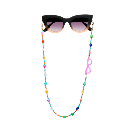 Colgante para Lentes Bohémien Pink Multicolor Okkia