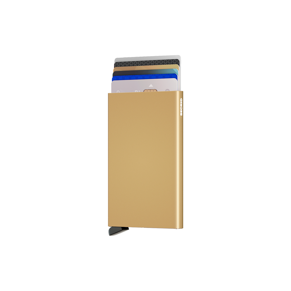 Cardprotector Aluminium Gold