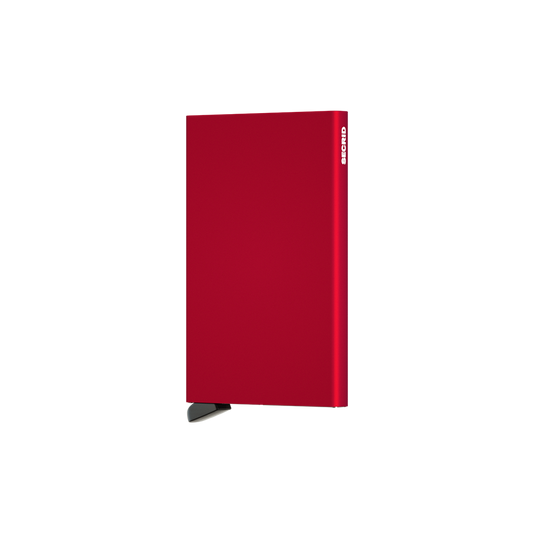 Cardprotector Aluminium Red