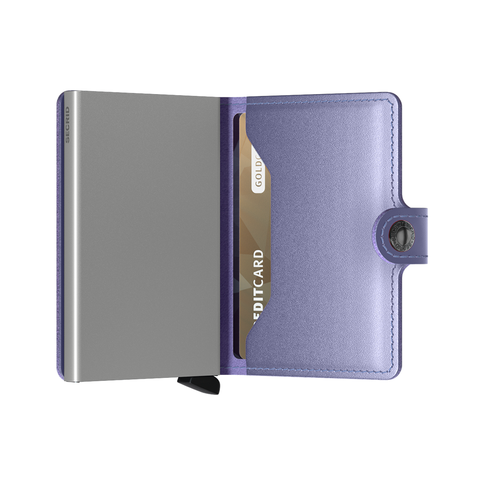 Miniwallet Metallic Lila