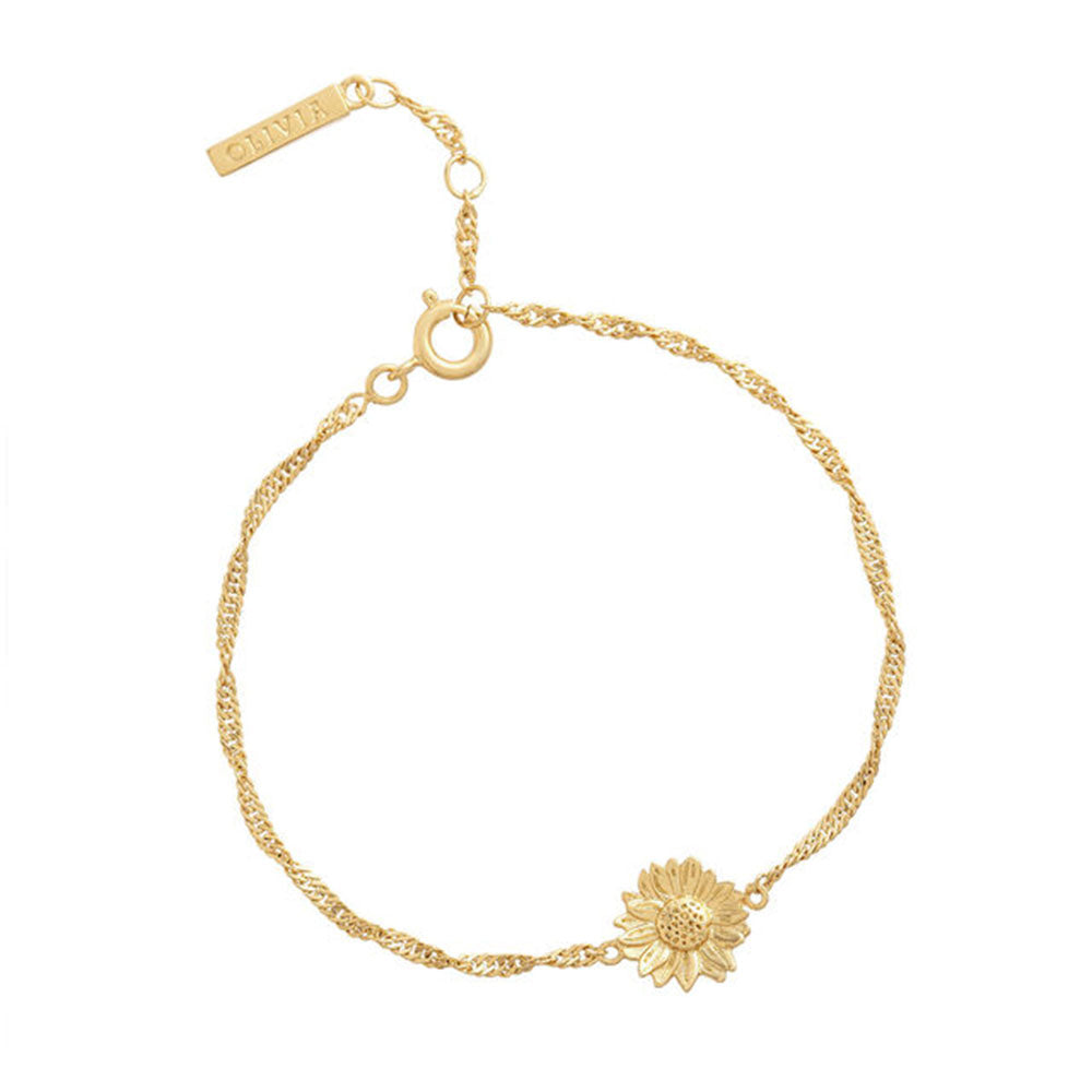 Sunflower Demi 34mm & Bracelet Gold Set