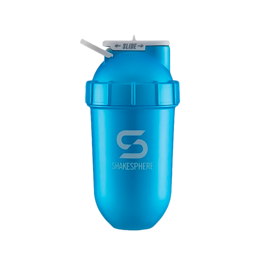 Protein Shaker Bottle 700ml Tumbler Original Metallic Cyan