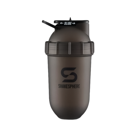 Protein Shaker Bottle 700ml Tumbler Original Frosted Black