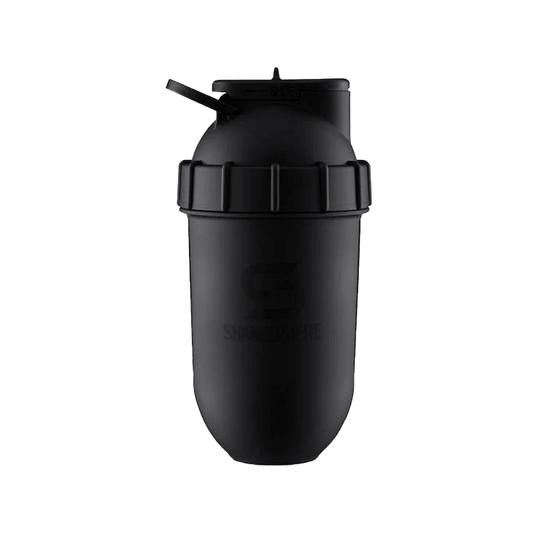 Protein Shaker Bottle 700ml Tumbler View Matte Black