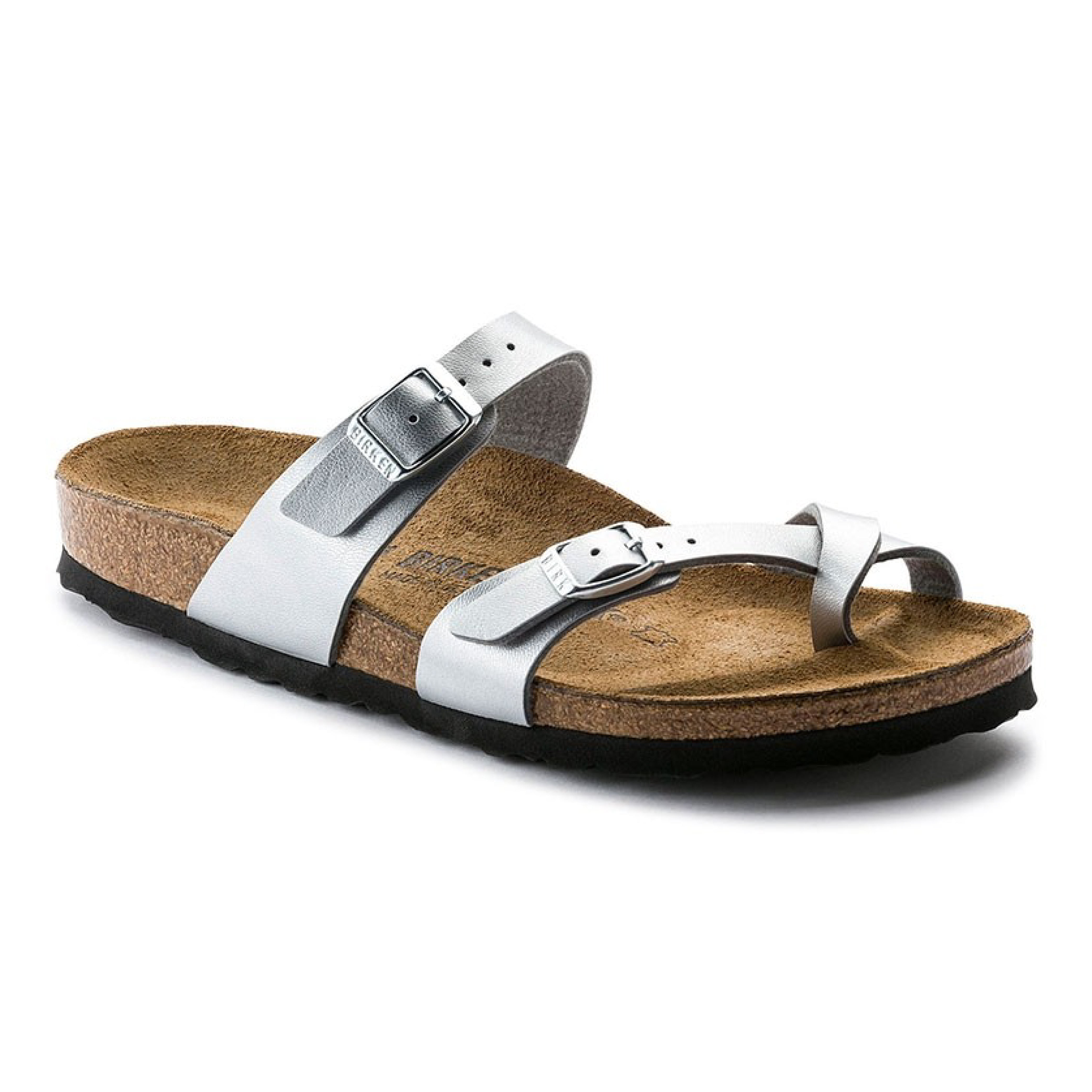 Birkenstock plateadas discount